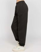 Samii Ryan Black Stone Wash Sweatpants Jogger Bottoms by Samii Ryan as seen on celebrities