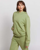 Samii Ryan Olive Hoodie Hooded Sweatshirt by Samii Ryan as seen on celebrities