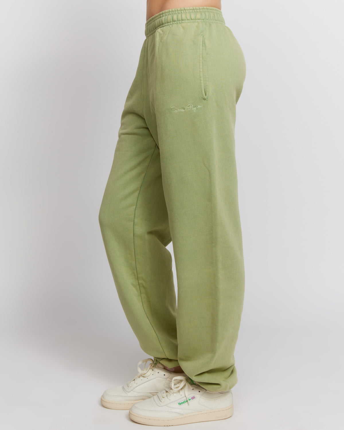 Shop Samii Ryan Samii Ryan Olive Sweatpants online at Spoiled Brat