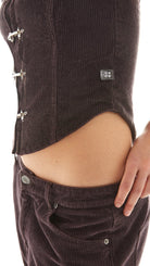 Basic Pleasure Mode Hot Chocolate Corset Top Corset by Basic Pleasure Mode as seen on celebrities