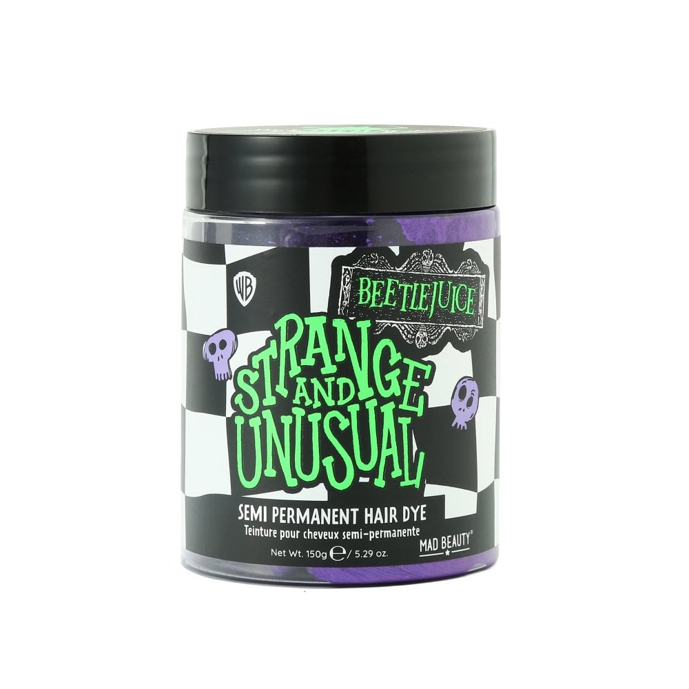 Beetlejuice Purple Hair Colour Hair Dye by Mad Beauty as seen on celebrities