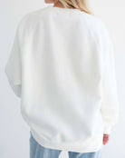 Brunette The Label "Blonde" Varsity Hair Colour Not Your Boyfriend's Crew Sweater