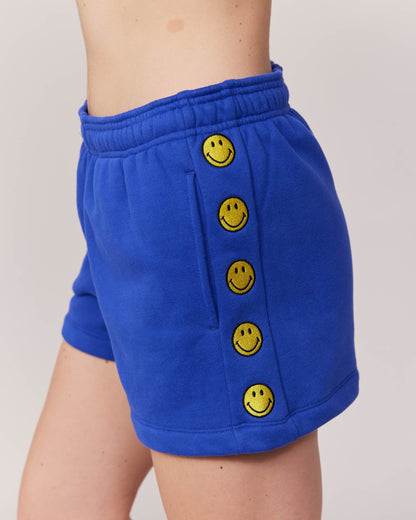 Shop Samii Ryan x Smiley Chenille Sweater Shorts - Premium Shorts from Samii Ryan Online now at Spoiled Brat 