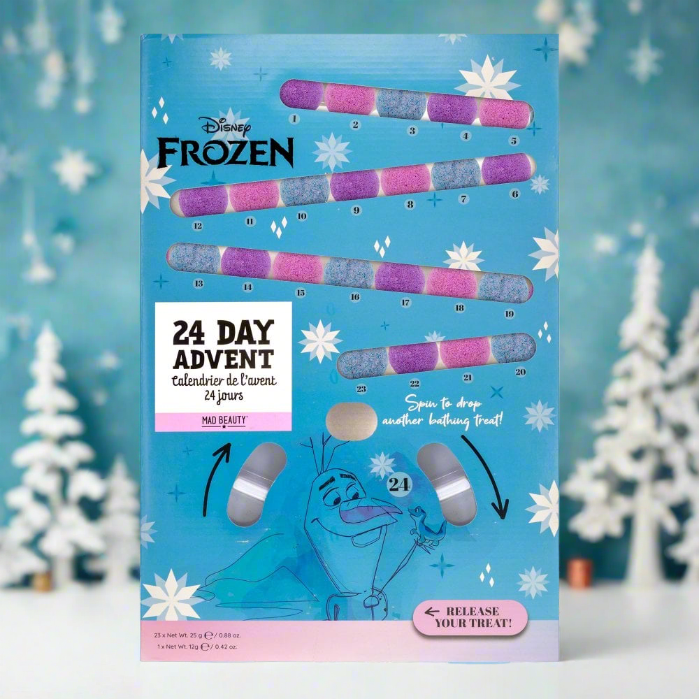 Shop Mad Beauty Disney Frozen Bath Fizzer Advent Calendar online at Spoiled Brat