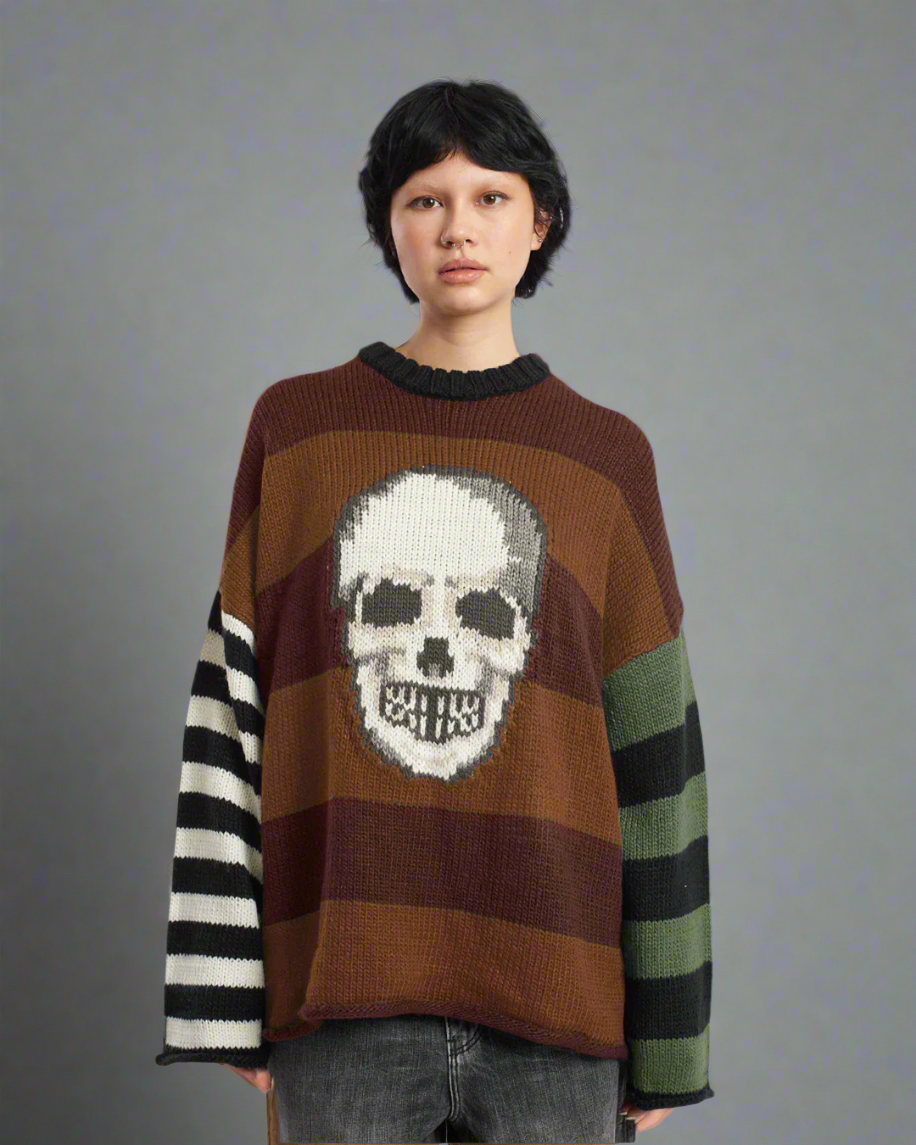 Shop The Ragged Priest The Ragged Priest Vertex Stripe Knit online at Spoiled Brat