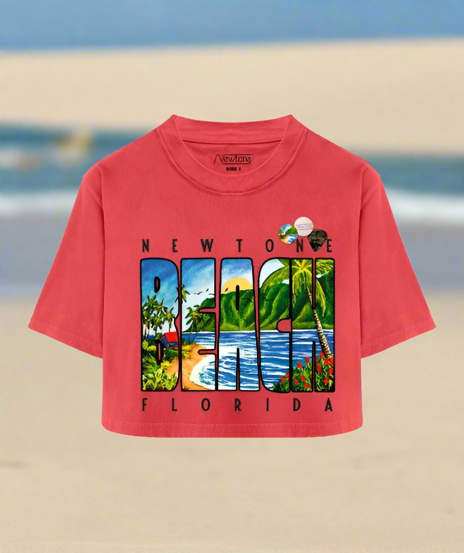 Shop Newtone Newtone Cropper Beach Tee online at Spoiled Brat