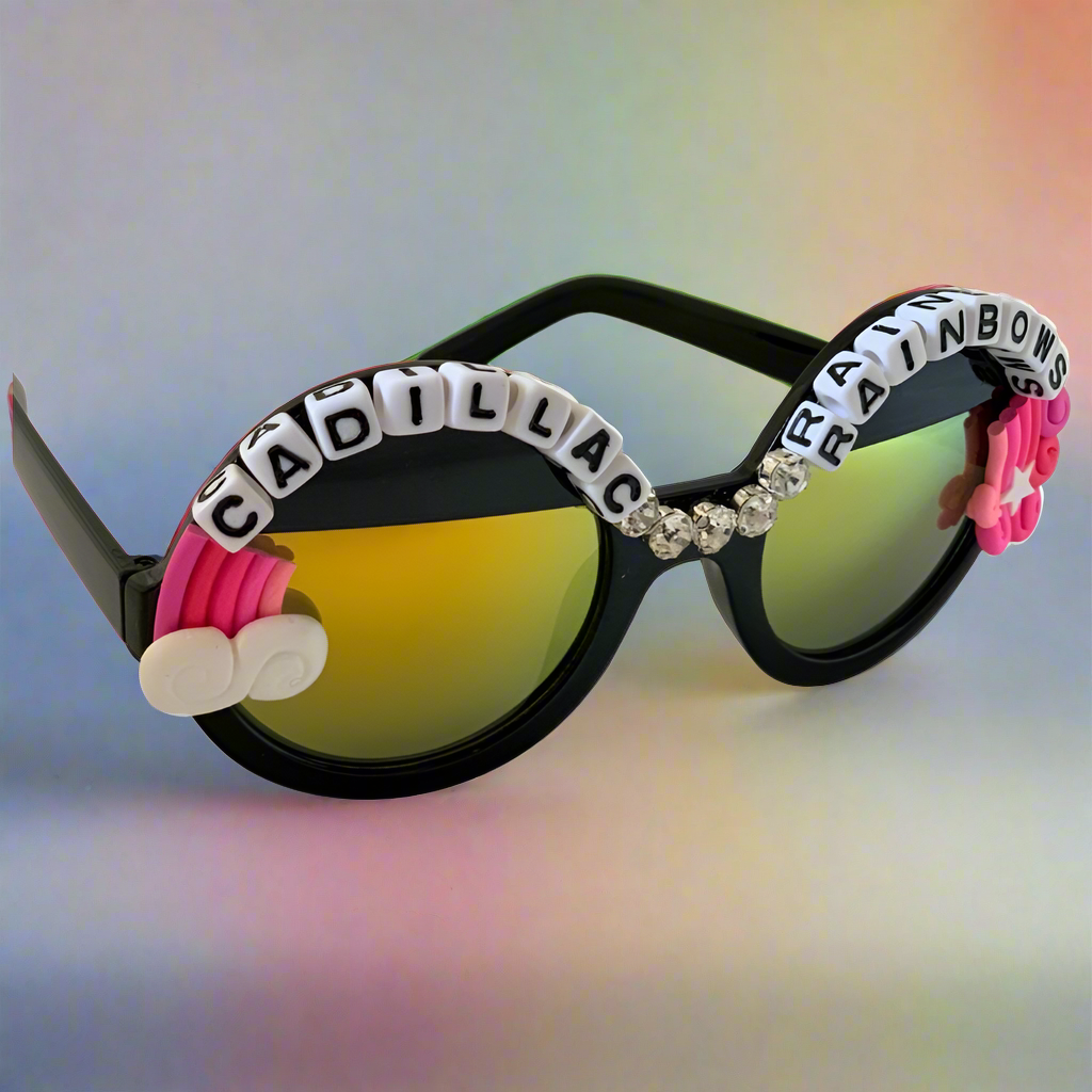 Rad & Refined Cadillac & Rainbows Statement Sunglasses Sunglasses by Rad and Refined as seen on celebrities