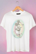 Junk Food Mickey Old School Spray Paint Vintage Tee T-Shirt by Junk Food as seen on celebrities
