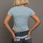 Daisy Street Gilmore Girls Washed Baby Tee T-Shirts by Daisy Street as seen on celebrities