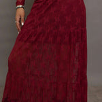 Daisy Street Red Lace Maxi Skirt with Bows Maxi Skirt by Daisy Street as seen on celebrities