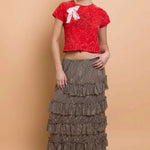 Daisy Street Youth Snow Washed Baby Tee T-Shirts by Daisy Street as seen on celebrities