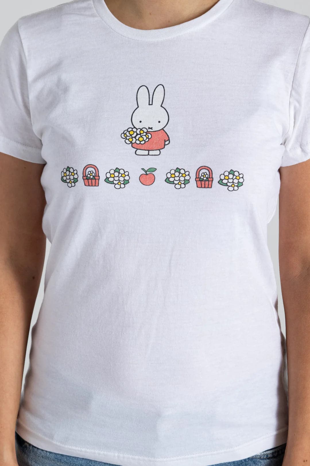 Shop Daisy Street Daisy Street x Miffy Short Sleeved Fitted Tee online at Spoiled Brat