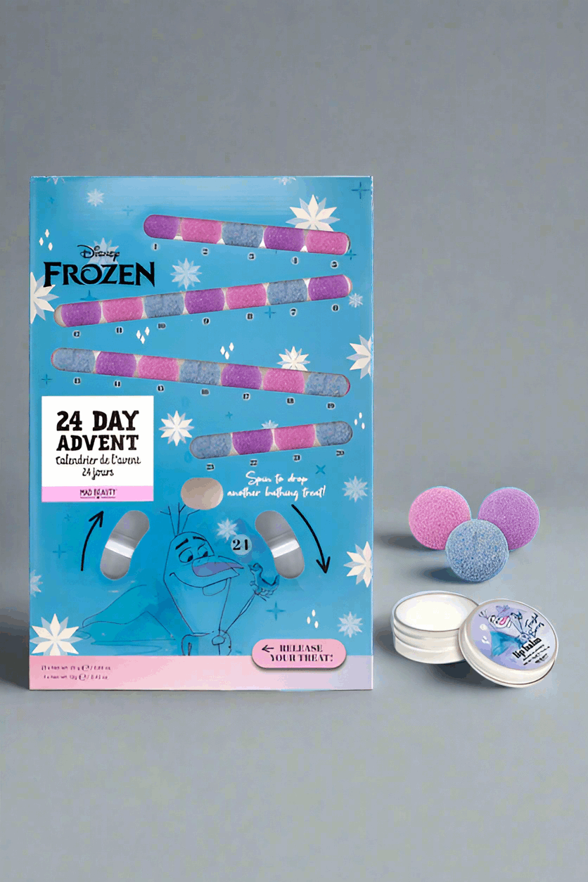 Disney Frozen Bath Fizzer Advent Calendar Advent Calendar by Mad Beauty as seen on celebrities
