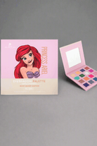 Makeup palette with Princess Ariel design on a white background