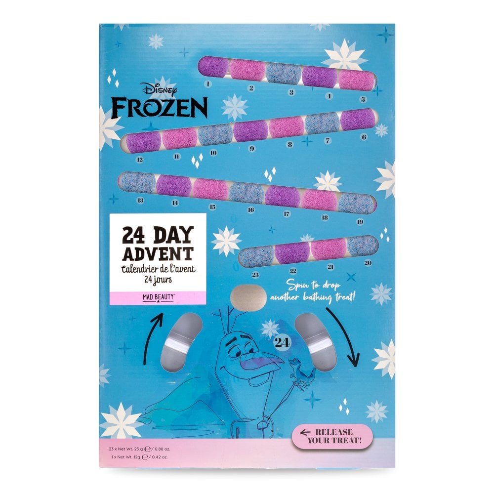 Shop Mad Beauty Disney Frozen Bath Fizzer Advent Calendar online at Spoiled Brat