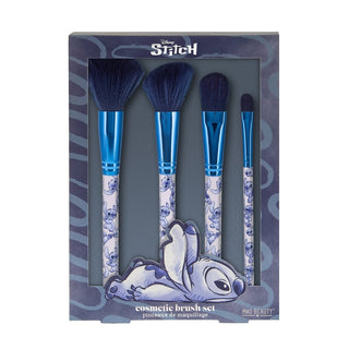 Disney Stitch Denim Cosmetic Brush Set
