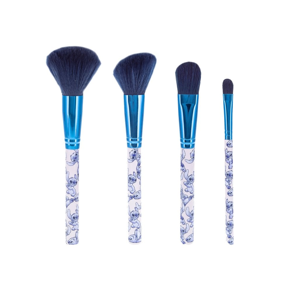 Disney Stitch Denim Cosmetic Brush Set