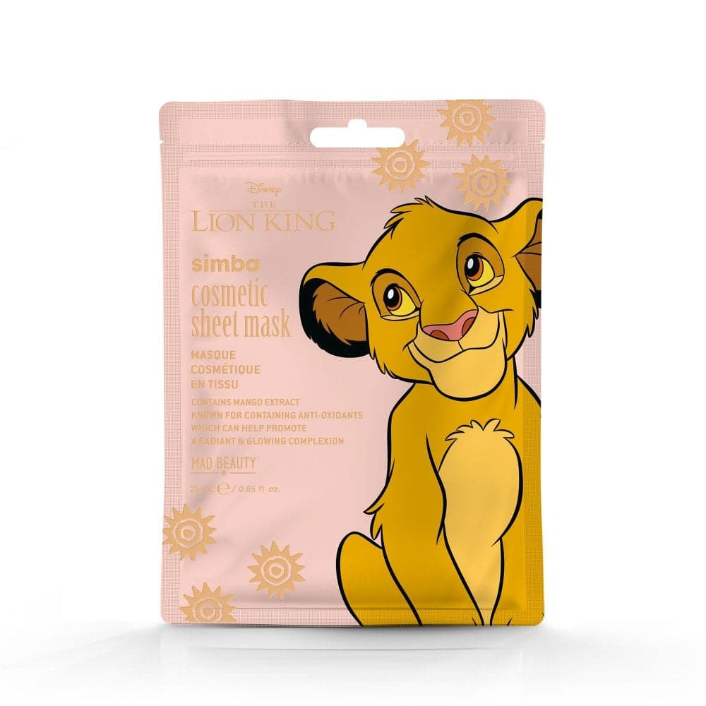 Shop Mad Beauty Disney Lion King Cosmetic Sheet Mask Collection online at Spoiled Brat