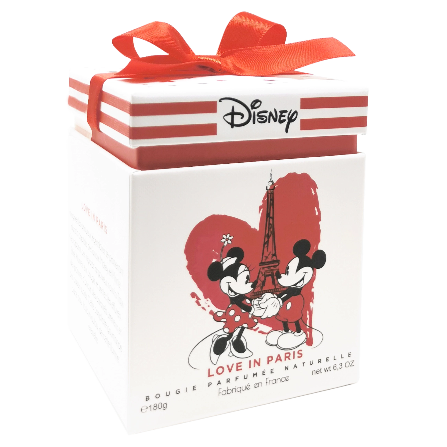 Shop Maison Francal Disney Mickey & Minnie Love in Paris Natural Scented Candle online at Spoiled Brat