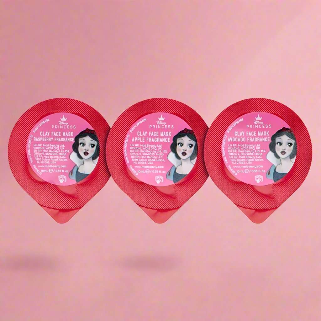 Disney Snow White Clay Mask Trio Hand Sanitizer by Mad Beauty as seen on celebrities