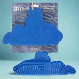 Disney Stitch Denim Cosmetic Brush Cleaning Pad Makeup Kit by Mad Beauty as seen on celebrities