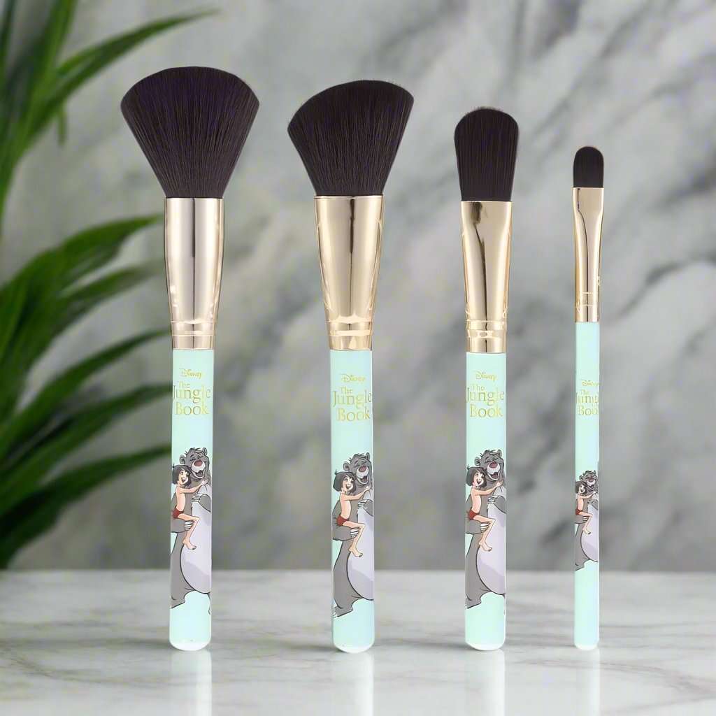 Disney The Jungle Book Cosmetic Brush Set Makeup Brushes by Mad Beauty as seen on celebrities