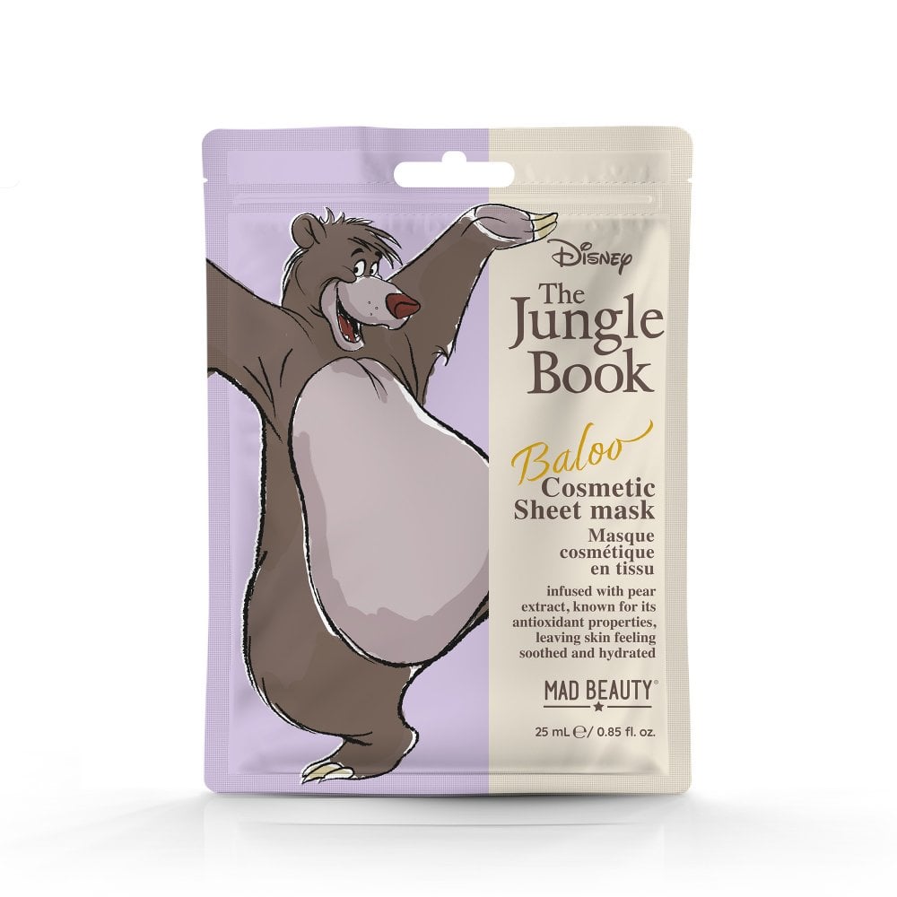 Shop Mad Beauty Disney The Jungle Book Cosmetic Sheet Mask Collection online at Spoiled Brat