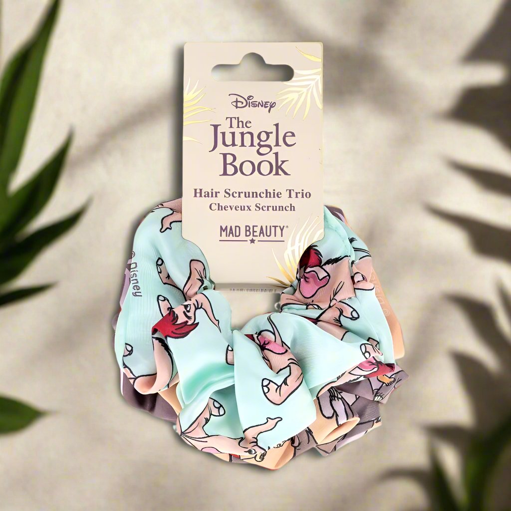 Shop Mad Beauty Disney The Jungle Book Hair Scrunchie Trio online at Spoiled Brat