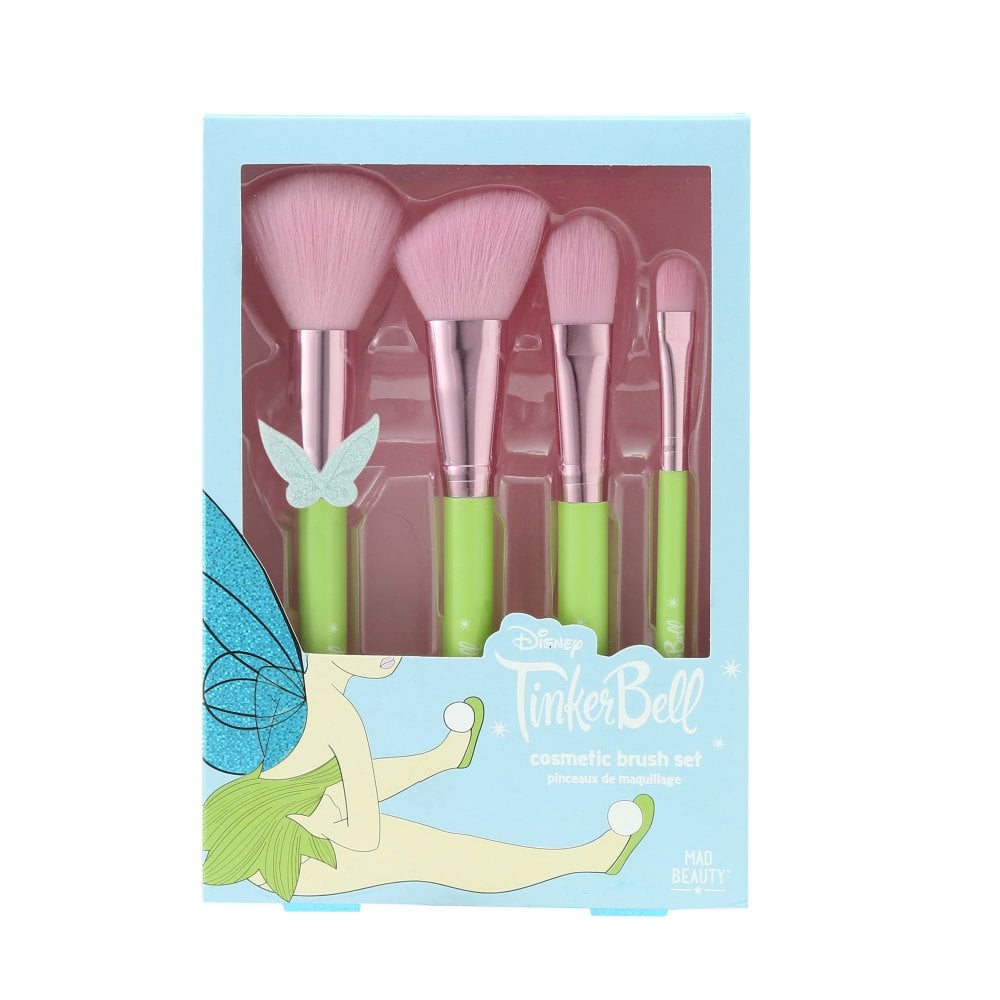 Shop Mad Beauty Disney Tinks Pixie Perfection Cosmetic Brush Set online at Spoiled Brat