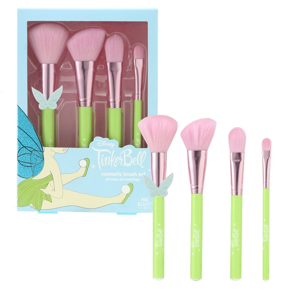 Shop Mad Beauty Disney Tinks Pixie Perfection Cosmetic Brush Set online at Spoiled Brat