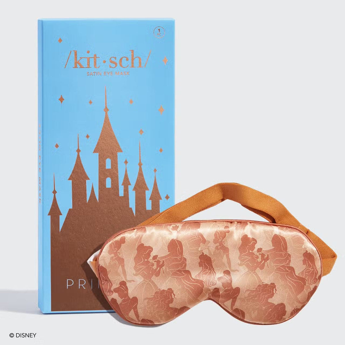 Shop Kitsch Disney X Kitsch Satin Eye Mask- Princess Party online at Spoiled Brat