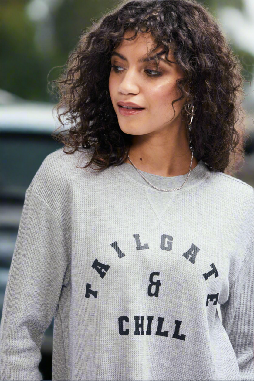 Shop Wildfox Wildfox Tailgate & Chill Willshite Pullover online at Spoiled Brat