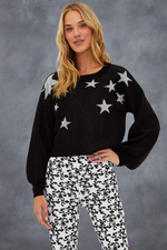 Shop Beach Riot Beach Riot Ava Silver Star Sweater as seen on Malin Andersson online at Spoiled Brat