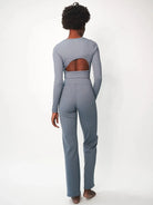 Electric & Rose Ella Ribbed Lounge Pants Trousers by Electric and Rose as seen on celebrities