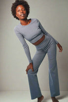 Electric & Rose Ella Ribbed Lounge Pants Trousers by Electric and Rose as seen on celebrities