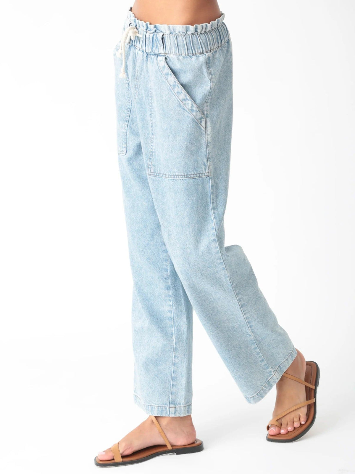 Shop Electric and Rose Electric & Rose Easy Denim Pants online at Spoiled Brat