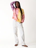 Electric and Rose Bhodi Patchwork Sweater Long Sleeved Top by Electric and Rose as seen on celebrities