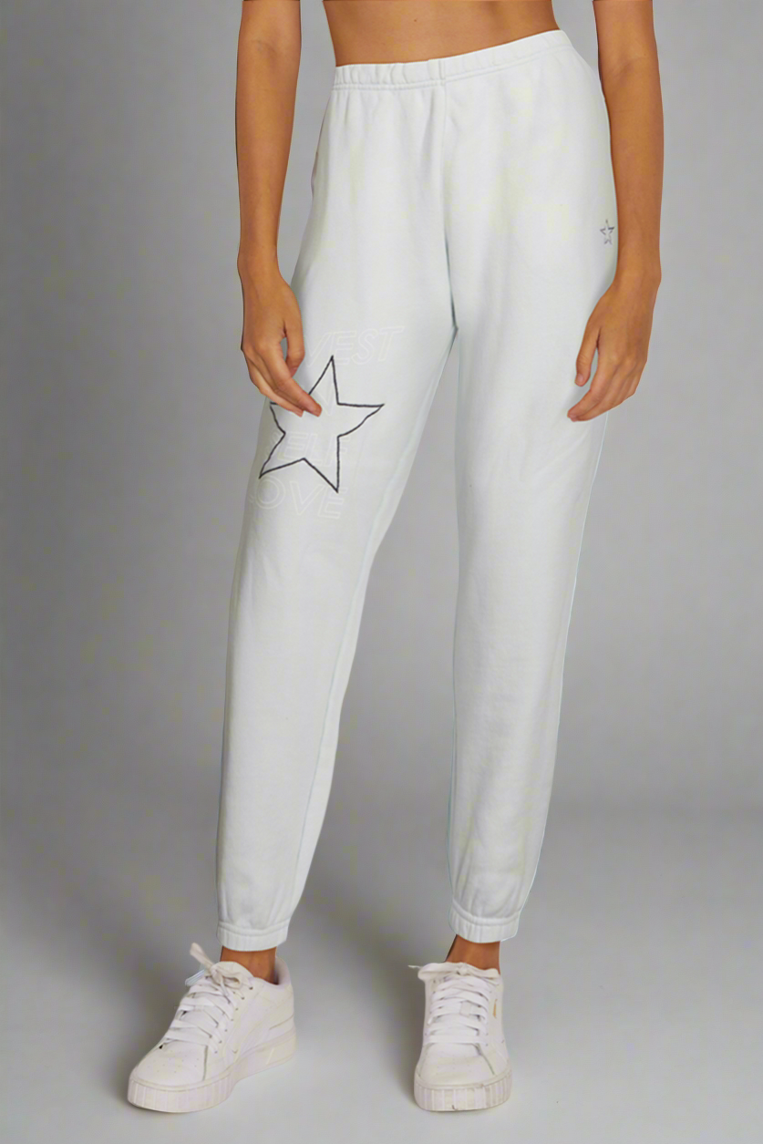 Shop Wildfox Wildfox Self Love Emmy Sweatpants online at Spoiled Brat