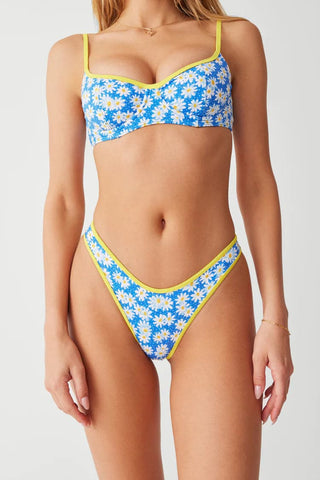 Shop Frankies Bikinis Dove Classic Bikini Bottom in Blue Daisy - Spoiled Brat  Online