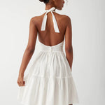 Frankies Bikinis Tulsa Halter Midi Dress as seen on Malin Andersson Maxi Dress by Frankies Bikinis as seen on celebrities