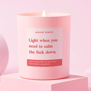 Shop Funny Calm the Fuck Down Friendship Gift Funny Candle - Spoiled Brat  Online