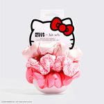 Shop Kitsch Hello Kitty x Kitsch Recycled Fabric Puffy Scrunchies 3pc Set online at Spoiled Brat