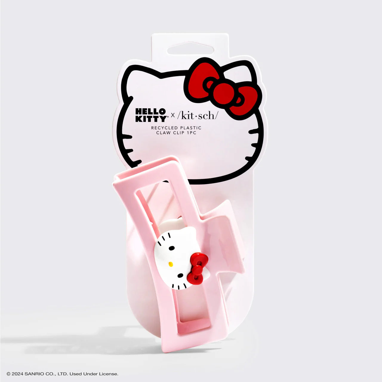 Shop Kitsch Hello Kitty x Kitsch Recycled Plastic Jumbo Open Shape Claw Clip 1pc - Hello Kitty Face online at Spoiled Brat