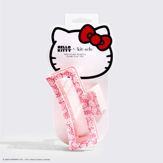 Hello Kitty x Kitsch Recycled Plastic Jumbo Open Shape Claw Clip