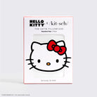 Hello Kitty x Kitsch Satin Pillowcase - Solid Ivory Hello Kitty Bow Pillow by Kitsch as seen on celebrities