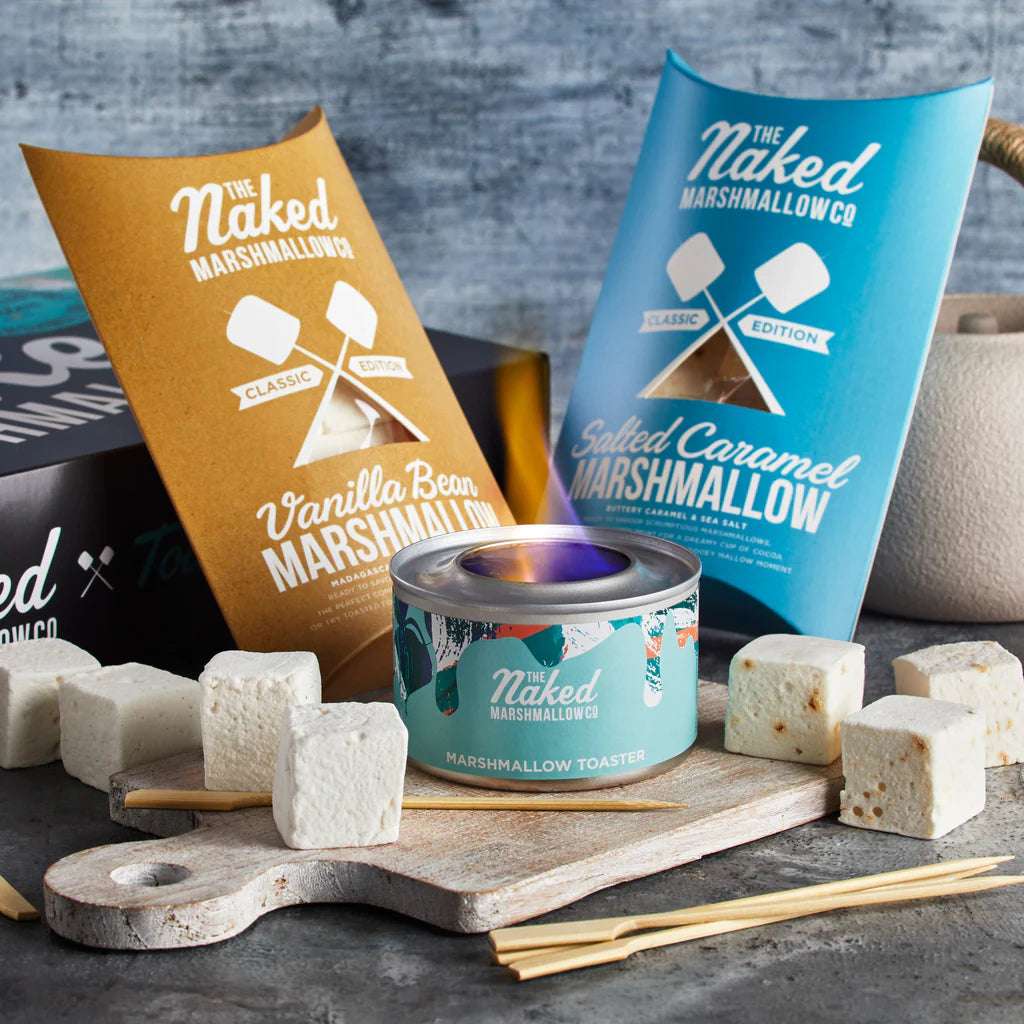 Marshmallow Toasting Kit Gifts by Naked Marshmallow as seen on celebrities