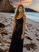 Lauren Moshi Berna Neon Stud Maxi Dress Maxi Dress by Lauren Moshi as seen on celebrities