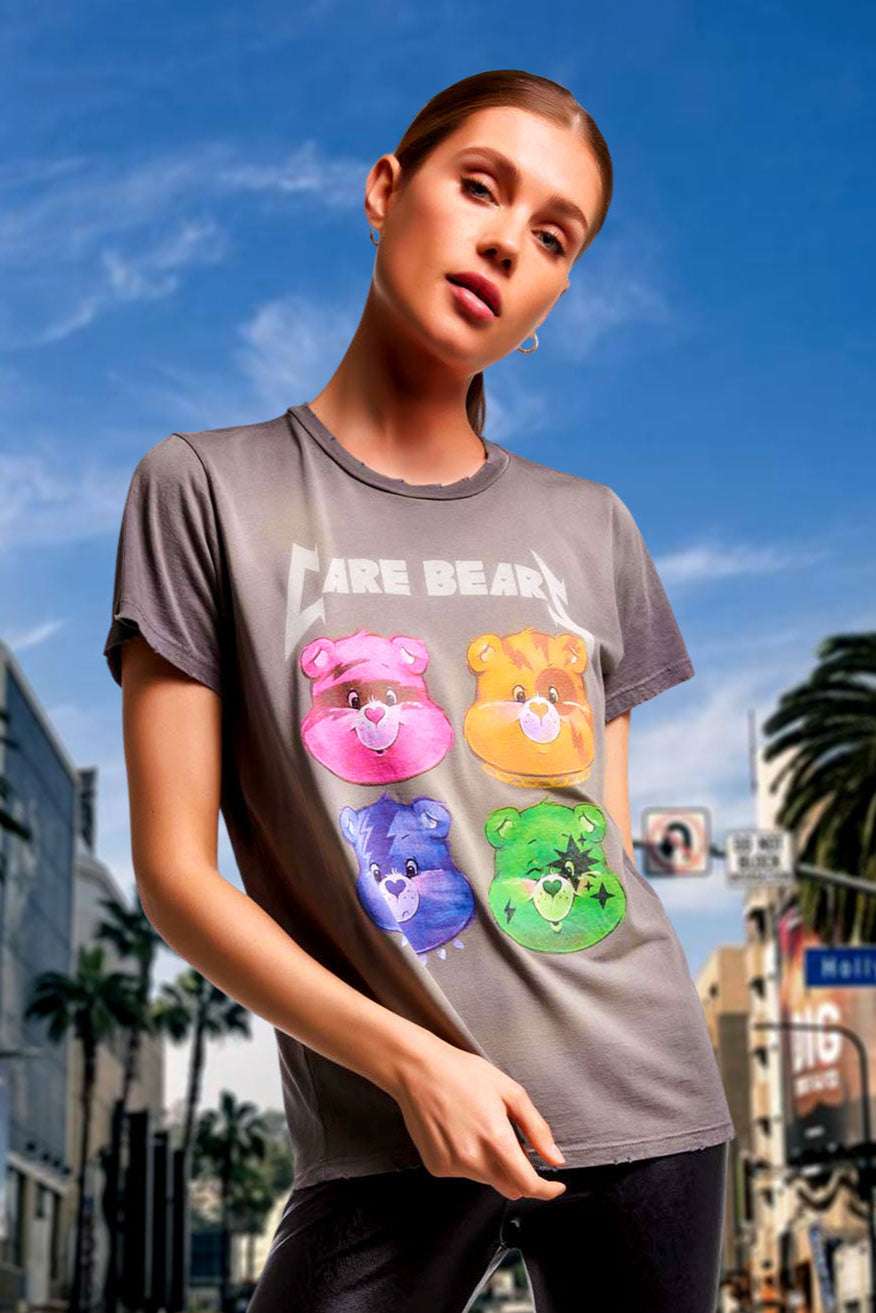 Lauren Moshi Wolf Rock Care Bears Tee T-Shirt by Lauren Moshi as seen on celebrities