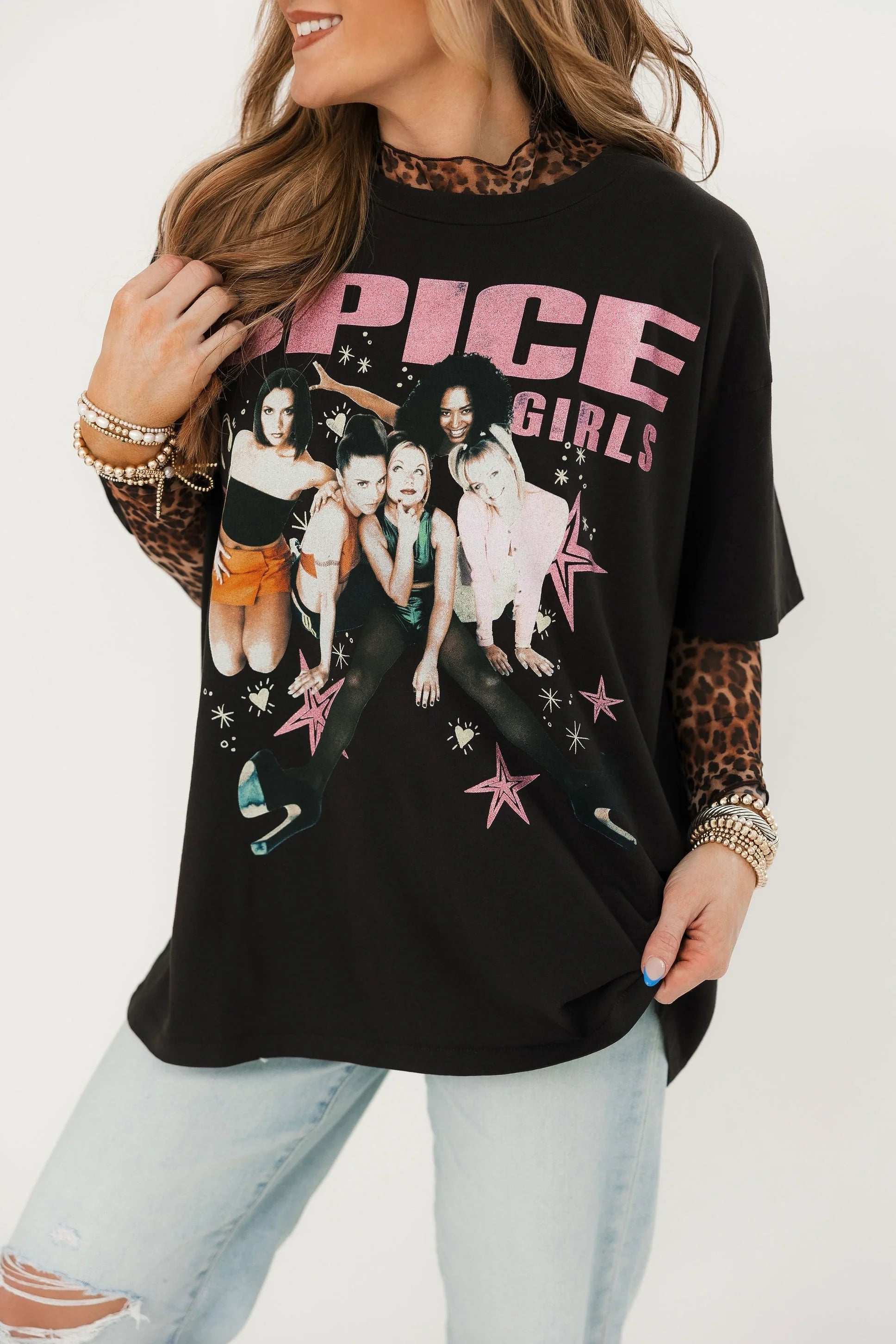 Daydreamer LA Spice Girls Doodles Merch Tee T-Shirt by Daydreamer LA as seen on celebrities