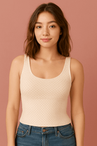 Happy Camp3r Whispering Dots Athleisure Tank Top